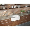 thumbnail image 5 of La Toscana LTW3019W Farmhouse Fireclay Kitchen Sink, White, 5 of 5