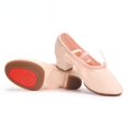 thumbnail image 1 of XIHAHA-Zapatillas de lona Multicolor para Hombre y Mujer, Zapatos de baile de estilo Jazz, color Nude, rojo y negro, 1 of 5