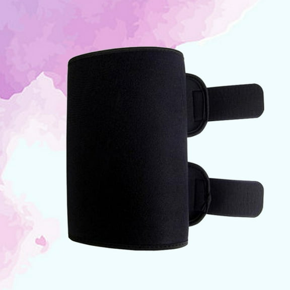 FRCOLOR Black Adjustable Calf Support Sleeve for Leg Protection with Neoprene Material Keeps Warm and Eases Ache 1pcs