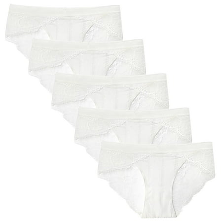 

Lingerie For Women Sexy Naughty Lingerie For Women Sexy Ladies Transparent Lace Panties Cotton Hollow Breathable Quality Underpants White