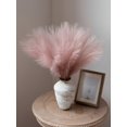 thumbnail image 3 of 10/20pcs 52cm Brown Faux Pampas Grass Artificial Reeds Fluffy Artificial Fake Flower Boho Decor For Wedding Party Decoration, Home Living Room Bedroom, 3 of 4