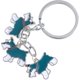 thumbnail image 1 of Llavero de Metal KAIYANG para Coche con Tres Perros Gris y Azul, 1 of 5