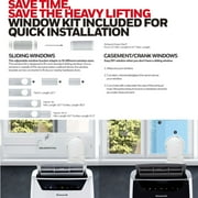 Honeywell Portable 9000 BTU (14000 BTU ASHRAE) 115V Air Conditioner w Heat Pump, Cools & Heats Rooms Up to 700 Sq. ft.,MN4HFS9