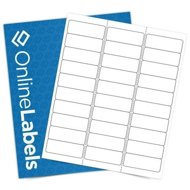 Address Labels - 2.625 x 1 - Inkjet/Laser Printer - Online Labels (25 Sheet Pack)
