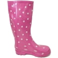 thumbnail image 3 of Women's Rain Boots Waterpoof Rubber Mid Calf Colors Wellie Snow Rainboot, 3 of 4