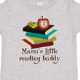 thumbnail image 4 of Inktastic Mamas Little Reading Buddy Bookworm Boys or Girls Toddler T-Shirt, 4 of 5