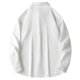 thumbnail image 3 of pstuiky Camisas de manga larga abrigadas para hombre, Camisa de manga larga holgada de pana de color liso para hombre, talla grande, a la moda tops de invierno para hombre xl, 3 of 6