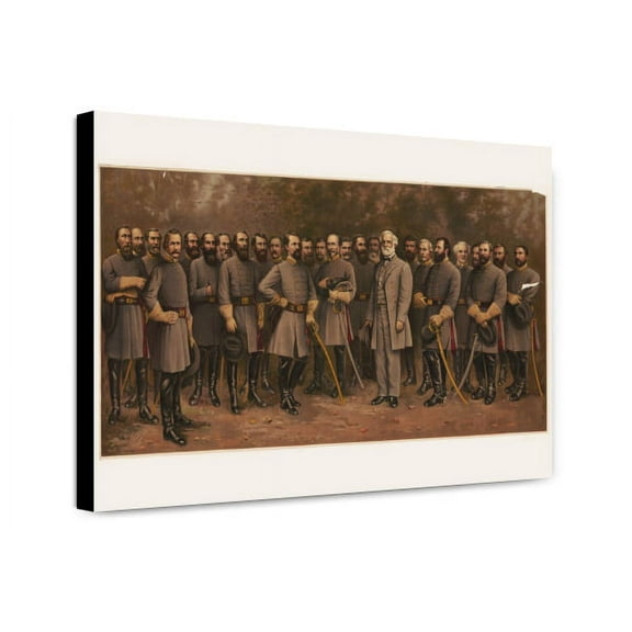 Canvas Print: Lee And His Generals, 1907