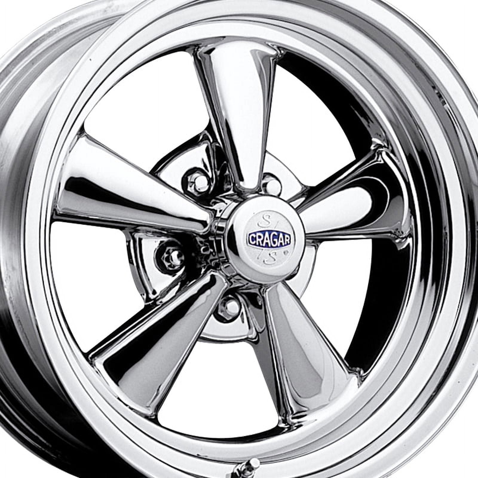 Cragar 61 S/S 15x8 Super Sport Automotive Rim With 5-Spoke Design