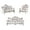 Off White, variant on Furniture of America Jansing 3-Piece Solid Wood Button Tufted Sofa Set in Black
