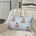 thumbnail image 5 of Sikiie Playful Walrus Wonders Print Plush Pillow Cover, Wrinkle-proof and Stain-resistant Pillow Protector without Pillow Core, Home Decoration-20"x30", 5 of 6