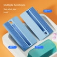 thumbnail image 4 of Pet Hair Remover Brush Soft Rubber Comb Mini Washable Cleaning Tool for Cats Dogs Couch Carpet Furniture Dog Hair Removal Bathing Brush, 4 of 7