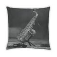 thumbnail image 2 of Ahgly Company Music Saxophone Indoor Throw Pillow, 18 inch by 18 inch, 2 of 6