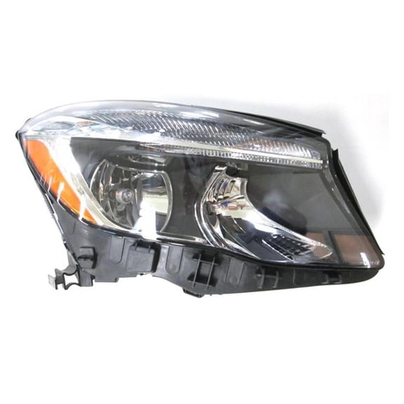 KAI New CAPA Certified Standard Replacement Passenger Side Headlight Assembly, Fits 2015-2020 Mercedes GLA250