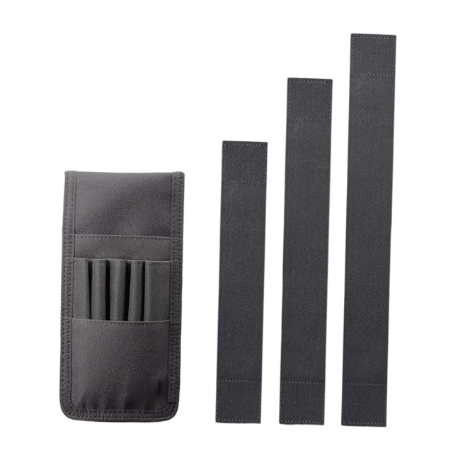 Portalápices con banda elástica, estuche para bolígrafos, portalápices ajustable y multifuncional para revistas de tapa dura, libros y carpetas.