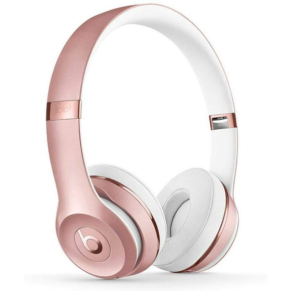 Open Box Beats by Dr. Dre Solo3 True Wireless On-Ear Headphones with Apple W1 Headphone Chip, Rose Gold