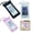 White + Pink, variant on EIMELI 2PCS Waterproof Phone Pouch 2 Pack, Universal Cellphone Waterproof Underwater Case Dry Bag for iPhone 12 Pro Max 11 Pro Xs XR X 8 7 6S, Galaxy S20 S10 Pixel up to 6.2"