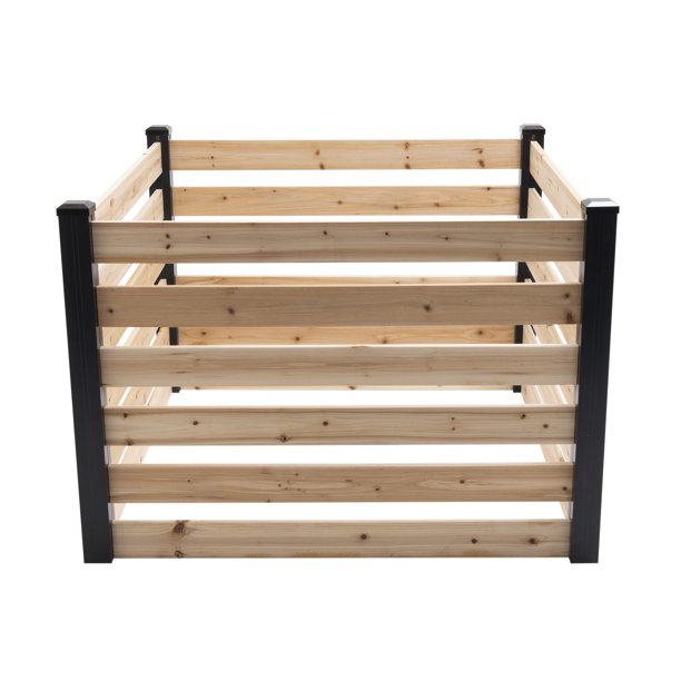 Outdoor Essentials Haven 4 ft. x 4 ft. Cedar Compost Bin