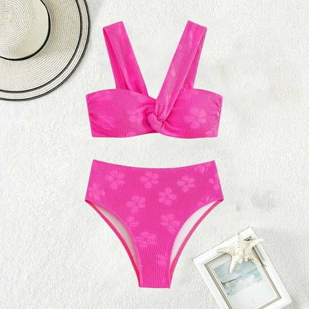 Comfortable Solid Color Bikini  Women s Swimsuit Sets  Plain Color Bikinis  Fashion Swimwear  Beach Pool  Stylish Fit  Seamless Comfort  Durable Material  Womens One Piece Swimsuit | Pink M