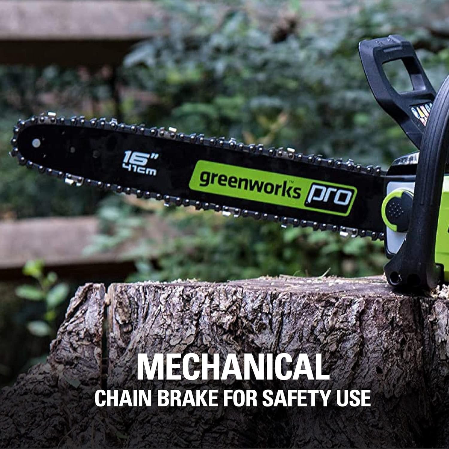 Greenworks 80V 16" Brushless Cordless Chainsaw Great For Tree Felling, Limbing, Pruning, and Firewood / 75+ Compatible Tools, Tool Only
