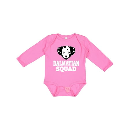 

Inktastic Dog Dalmation Squad Gift Baby Boy or Baby Girl Long Sleeve Bodysuit