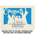 thumbnail image 4 of Personalized Graduation Cards Congratulations Grad Gift Graduation Decorations Supplies Laser Paper Cut with Any Name, 4 of 7