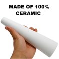 thumbnail image 4 of CPDD White Ceramic Bud CPDD Set of 3, Conic Small Bud Decorative Floral Vase Home Decor Centerpieces, Connected Tubes White Vase Set White Set of 3 Narrow Caliber, 4 of 9