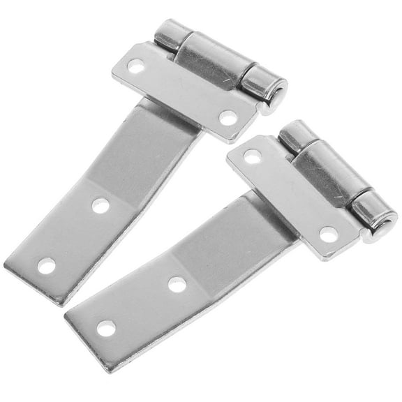 IBASETOY 2Pack Security Enhancement Hinge Hinge Silver Galvanized Steel for Door Installation