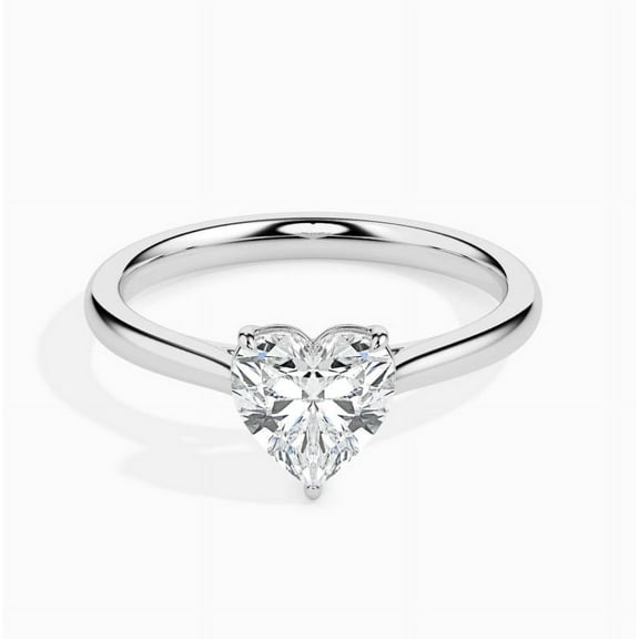 50 Pointer heart lab gianna Solitaire Ring