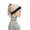 Beige, variant on Women Ponytail Beanie Winter Warm Soft Knit Messy Bun Hat,Red