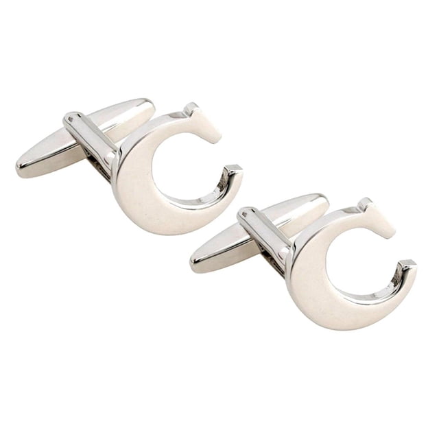 Gemelos de Camisa de Negocios con Letras Distintivas Sunnimix Accesorios de Boda para Hombre Carta para Hombre CuffLinks