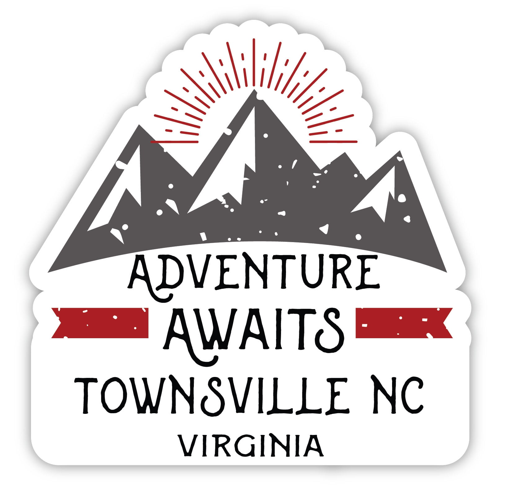 Townsville Nc Virginia Souvenir 4 Inch Magnet Adventure Awaits Design Walmart Com Walmart Com