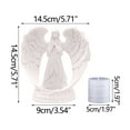 thumbnail image 2 of YOHAVEN Pray Angel Candlestick Resin Figurine Living Room Wedding Romantic Holiday Tabletop Ornament for Church Home Mantel Shelf Decor, 2 of 2