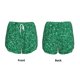 thumbnail image 3 of Balery Green Glitter Pantalones cortos deportivos para mujer con forro y dos bolsillos, elásticos, para entrenamiento, gimnasio, yoga-Small, 3 of 7