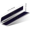 thumbnail image 2 of HSHDLDF Car Styling 3D Aluminum Epoxy National Flag Logo Emblem Sticker Metal Decal Badge Auto Exterior Accessory (EU Silver), 2 of 4