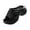 Black, variant on Futuristic Platform Slide Sandals, Cut-Out Eva Chunky Slippers, Women's Fashion Super Thick Sole Slide Sandals，Material Lightweight Slides for Women, Beach Shoes Pool Shoes, Black 8