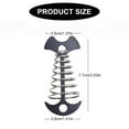 thumbnail image 5 of YIEMEEN Windproof Fishbone Deck Anchors Peg Spring Guyline Tensioner Cord Adjuster Deck Planks Board Tent Stake Enduring, 5 of 8