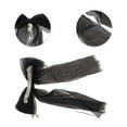 thumbnail image 3 of Unique Bargains 1 Pc Elegant Forged Long Ribbon Bow Hair Clips Black, 3 of 5