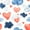Heart Cloud Pattern, variant on Yayeee Window Curtains Light Filtering 63"x42" Grommet Panel Pair Home Living Room Decor, Heart Cloud Pattern