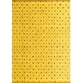 thumbnail image 1 of Ahgly Company Machine Washable Indoor Rectangle Solid Yellow Modern Area Rugs, 2' x 4', 1 of 4