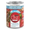 thumbnail image 2 of (12 pack) Purina ONE Plus Tender Cuts in Gravy Bone and Joint Health Chicken and Brown Rice Entree Natural with Added Vitamins and Minerals Wet Dog Food, 13 oz Can, 2 of 11