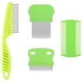 thumbnail image 2 of WLAGOOD Pet Grooming Combs 4 Piece Set,Flea Comb for Dogs Cats,Hair Comb,Flea Comb,Lice Comb,Tear Stain Remover Comb,Stainless Steel, Durable, Multifunctional, for All Breeds & Hair Types, 2 of 8