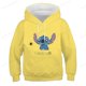 thumbnail image 1 of Sudadera con capucha de manga larga con estampado 3d de aguja azul Kawaii de Disney, jersey Popular de moda de otoño para niños, sudadera con capucha bonita y divertida 120 zhangmengya CONDUJO, 1 of 2