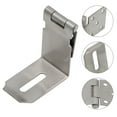 thumbnail image 4 of 90 Degrees Latch Lock Hasp And Staple For Padlock Gate Door Shed Stainless Steel, 4 of 8