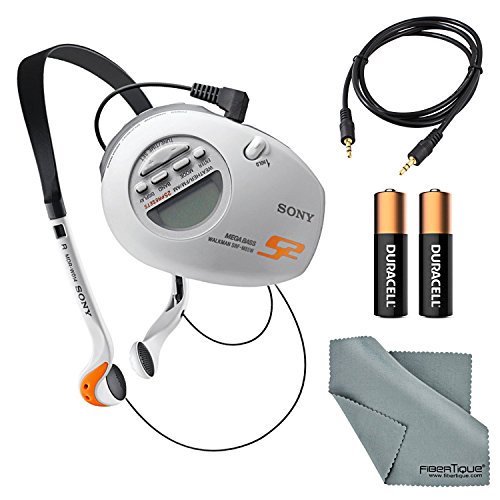 "Sony SRFM85W S2 Sports Walkman Armband Radio Bundle with 2 AAA