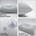 thumbnail image 5 of FrostHike 4 Pcs Grey Ultralight Inflatable Pillow Small Squared Flocked Fabric Air Pillow for Hiking,Camping,Traveling,Napping,Desk Rest,Neck &Lumbar Support, 5 of 5