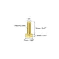 thumbnail image 2 of Unique Bargains Brass Hex Bolts, M4x12mm 5 Pack Fully Thread Grade 4.8 Machine Screws, 2 of 4