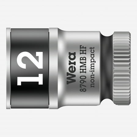 Wera 003746 Zyklop Socket with 3/8" Drive with Holding Function - 12 mm