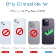 thumbnail image 2 of Case for iPhone 14 Pro Max,PU Leather Folio Flip Wallet Case with [RFID Blocking] Card Holster Kickstand Magnetic Closure Shockproof Phone Cover for iPhone 14 Pro Max 6.7 inch 2022 (Red), 2 of 17