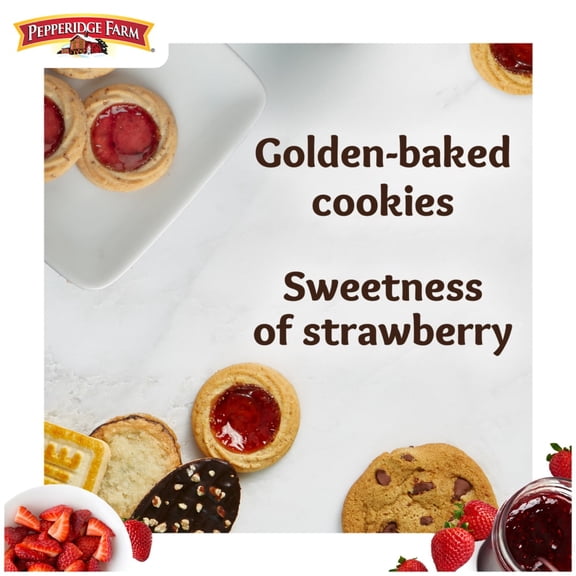 Pepperidge Farm Verona Strawberry Thumbprint Fruit Cookies 6.75 oz - Pack of 1